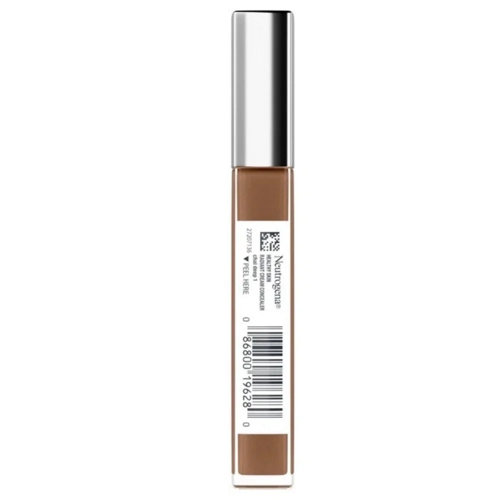 Neutrogena Healthy Skin Radiant Cream Concealer Chai Deep 0.24oz Peptides Vit E‎